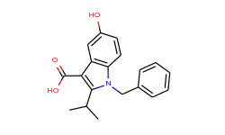 1-Benzyl-5-hydroxy-2-isopropyl-1H-indole-3-carboxylic acid