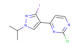 2-Chloro-4-(3-iodo-1-isopropyl-1H-pyrazol-4-yl)pyrimidine