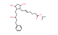 Isopropyl 7-((1R,2R,3R,5S)-3,5-dihydroxy-2-((R)-3-hydroxy-5-phenylpentyl)cyclopentyl)hept-5-enoate