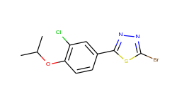 2-Bromo-5-(3-chloro-4-isopropoxyphenyl)-1,3,4-thiadiazole