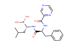 ((S)-3-methyl-1-((S)-3-phenyl-2-(pyrazine-2-carboxamido)propanamido)butyl)boronic acid