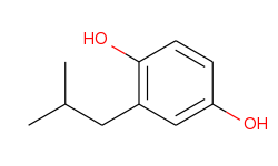 2-(2-methylpropyl)benzene-1,4-diol