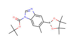 tert-Butyl 6-methyl-5-(4,4,5,5-tetramethyl-1,3,2-dioxaborolan-2-yl)-1H-benzo[d]imidazole-1-carboxyla