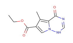 Pyrrolo[2,1-f][1,2,4]triazine-6-carboxylic acid, 1,4-dihydro-5-methyl-4-oxo-, ethyl ester