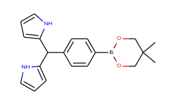 5-(4-(5,5-dimethyl-1,3,2-dioxaborinane)phenyl) dipyrromethane (under argon)