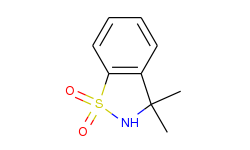 2,3-Dihydro-3,3-dimethyl-1,2-benzisothiazole 1,1-dioxide