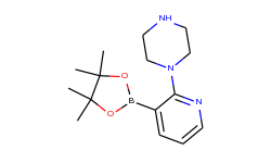 2-Piperazinylpyridine-3-boronic acid, pinacol ester