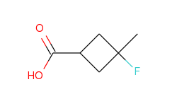 3-Fluoro-3-methylcyclobutanecarboxylic acid