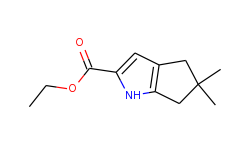 ethyl 5,5-dimethyl-1,4,5,6-tetrahydrocyclopenta[b]pyrrole-2-carboxylate