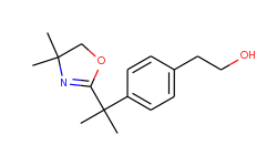 2-[4-[1-(4,4-dimethyl-5H-oxazol-2-yl)-1-methyl-ethyl]phenyl]ethanol