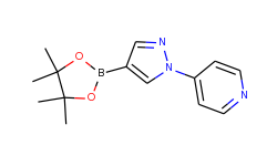 PYRIDINE, 4-[4-(4,4,5,5-TETRAMETHYL-1,3,2-DIOXABOROLAN-2-YL)-1H-PYRAZOL-1-YL]-