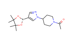 1-(4-(4-(4,4,5,5-TETRAMETHYL-1,3,2-DIOXABOROLAN-2-YL)-1 H-PYRAZOL-1-YL)PIPERIDIN-1-YL)ETHANONE