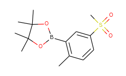 4,4,5,5-TETRAMETHYL-2-[2-METHYL-5-(METHYLSULFONYL)PHENYL]-1,3,2-DIOXABOROLANE