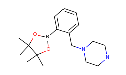 PIPERAZINE, 1-[[2-(4,4,5,5-TETRAMETHYL-1,3,2-DIOXABOROLAN-2-YL)PHENYL]METHYL]-