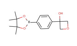 3-[4-(4,4,5,5-TETRAMETHYL-1,3,2-DIOXABOROLAN-2-YL)PHENYL]-3-OXETANOL