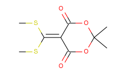 5-[bis(methylsulfanyl)methylene]-2,2-dimethyl-1,3-dioxane-4,6-dione