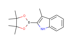 1H-​Indole, 3-​methyl-​2-​(4,​4,​5,​5-​tetramethyl-​1,​3,​2-​dioxaborolan-​2-​yl)​-