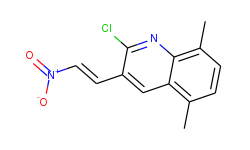 E-2-Chloro-5,8-dimethyl-3-(2-nitro)vinylquinoline