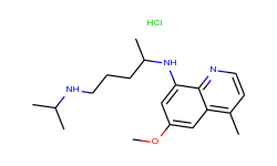 4-N-(6-methoxy-4-methylquinolin-8-yl)-1-N-propan-2-ylpentane-1,4-diamine;hydrochloride