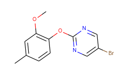 5-bromo-2-(2-methoxy-4-methylphenoxy)pyrimidine