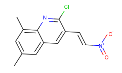 E-2-Chloro-6,8-dimethyl-3-(2-nitro)vinylquinoline