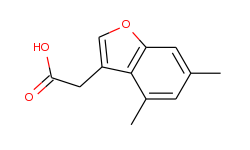 (4,6-Dimethyl-1-benzofuran-3-yl)acetic acid