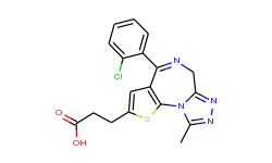 4-(2-Chlorophenyl)-9-methyl-6H-thieno[3,2-f][1,2,4]triazolo[4,3-a][1,4]diazepine-2-propanoic Acid