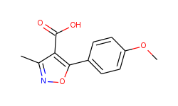 5-(4-Methoxyphenyl)-3-Methylisoxazole-4-carboxylic acid