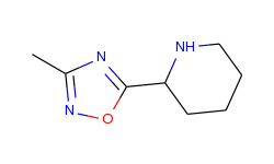 3-Methyl-5-[(2R)-piperidin-2-yl]-1,2,4-oxadiazole