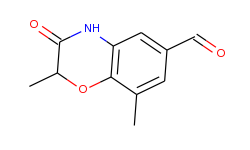 2,8-dimethyl-3-oxo-3,4-dihydro-2H-benzo[b][1,4]oxazine-6-carbaldehyde