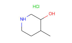 (3R,4R)-4-Methylpiperidin-3-ol hydrochloride