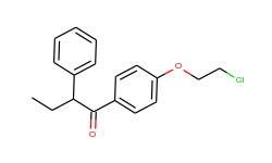 1-[4-(2-Chloroethoxy)phenyl]-2-ethyl-2-phenylethanone