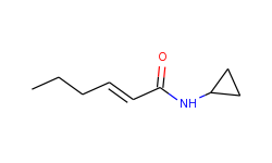 (E)-N-Cyclopropylhex-2-enamide