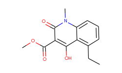 methyl 5-ethyl-4-hydroxy-1-methyl-2-oxoquinoline-3-carboxylate