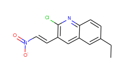 E-2-Chloro-6-ethyl-3-(2-nitro)vinylquinoline