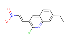 E-2-Chloro-7-ethyl-3-(2-nitro)vinylquinoline