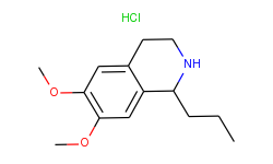 6,7-Dimethoxy-1-propyl-1,2,3,4-tetrahydroisoquinoline hydrochloride