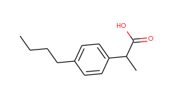 p-Butylhydratropic Acid