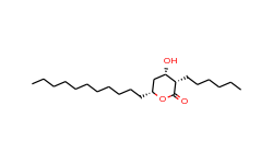 (3S,4S,6R)-3-Hexyl-4-hydroxy-6-undecyltetrahydro-2H-pyran-2-one