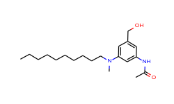 3-(N-Acetylamino)-5-(N-decyl-N-methylamino)benzyl alcohol