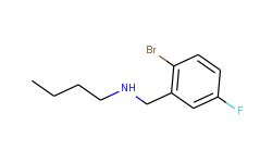 1-Bromo-4-fluoro-2-(butylaminomethyl)benzene