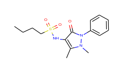 N-(1,5-Dimethyl-3-oxo-2-phenyl-2,3-dihydro-4-pyrazolyl)butane-1-sulfonamide