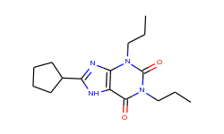 8-Cyclopentyl-1,3-dipropyl-1H-purine-2,6(3H,7H)-dione