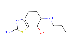 2-Amino-6-(propylamino)-4,5,6,7-tetrahydrobenzo[d]thiazol-7-ol