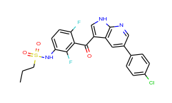 N-(3-(5-(4-Chlorophenyl)-1H-pyrrolo[2,3-b]pyridine-3-carbonyl)-2,4-difluorophenyl)propane-1-sulfonam