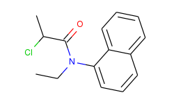 2-chloro-N-ethyl-N-1-naphthylpropanamide