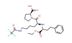 (S)-1-((S)-2-(((S)-1-Ethoxy-1-oxo-4-phenylbutan-2-yl)amino)-6-(2,2,2-trifluoroacetamido)hexanoyl)pyr