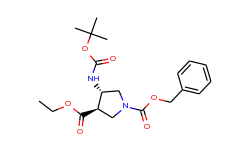 (3S,4R)-1-Benzyl 3-ethyl 4-(tert-butoxycarbonylamino)pyrrolidine-1,3-dicarboxylate