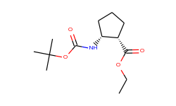 Ethyl (1S,2R)-2-(Boc-amino)cyclopentanecarboxylate