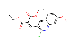 2-Chloro-7-methoxy-3-(2,2-diethoxycarbonyl)vinylquinoline